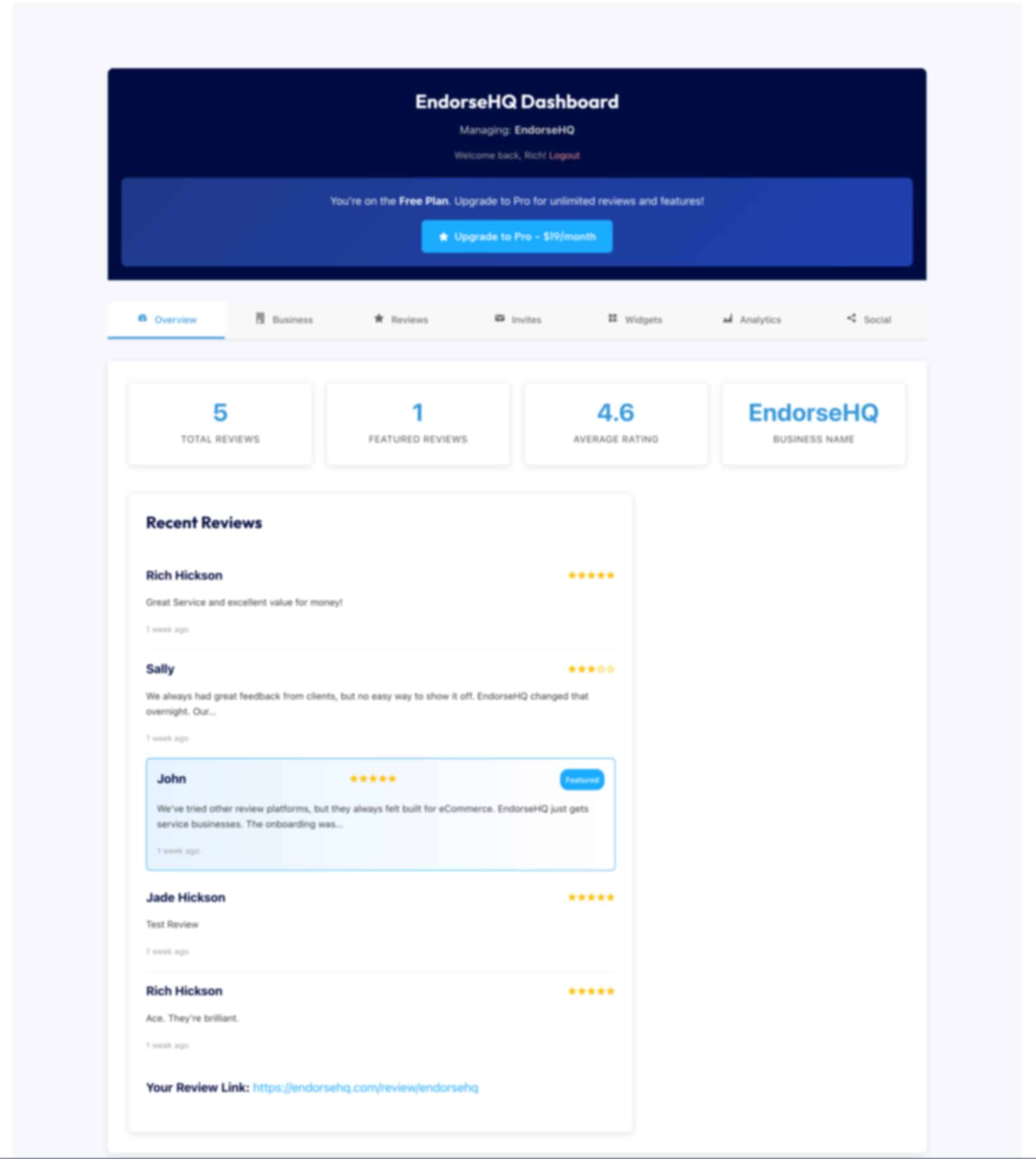 Dashboard